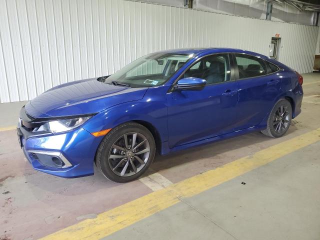 2HGFC1F78MH700136 - 2021 HONDA CIVIC EXL BLUE photo 1
