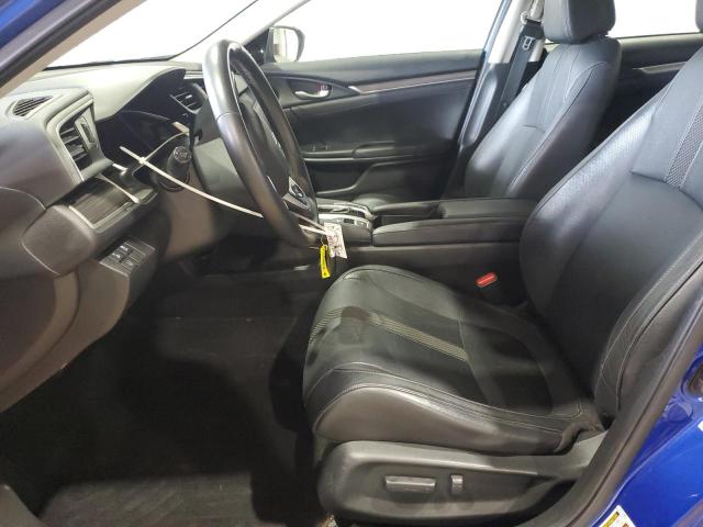 2HGFC1F78MH700136 - 2021 HONDA CIVIC EXL BLUE photo 7