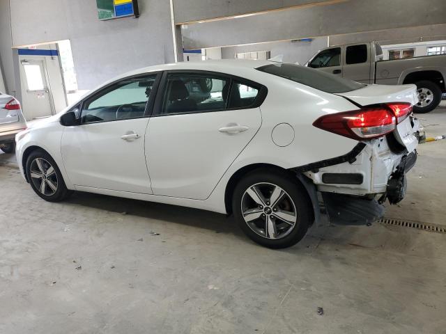 3KPFL4A72JE169904 - 2018 KIA FORTE LX WHITE photo 2