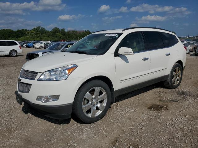 1GNKVLED7BJ270161 - 2011 CHEVROLET TRAVERSE LTZ WHITE photo 1