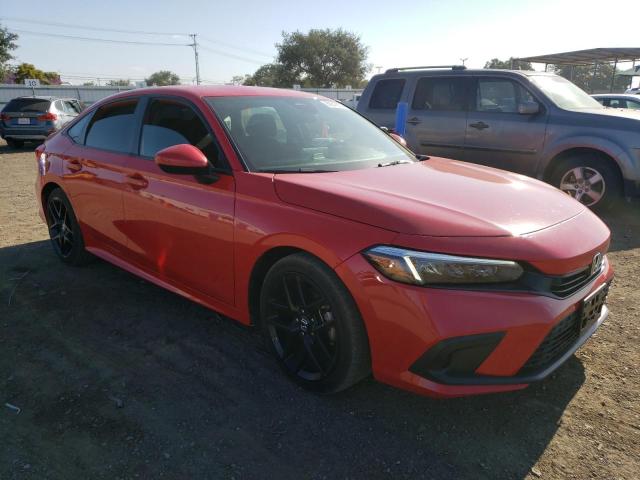 2HGFE2F52NH500465 - 2022 HONDA CIVIC SPORT 红色 照片 4