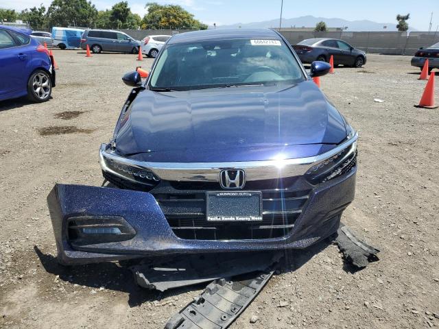 1HGCV1F92JA202863 - 2018 HONDA ACCORD TOURING BLUE photo 5