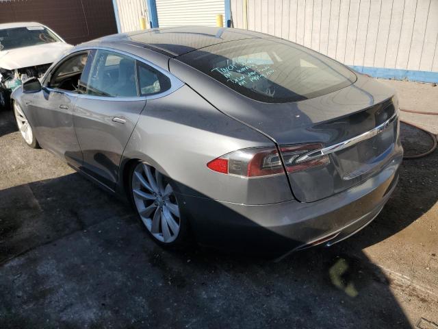 5YJSA1DP0DFP07464 - 2013 TESLA MODEL S BLUE photo 2