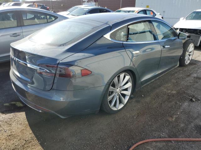 5YJSA1DP0DFP07464 - 2013 TESLA MODEL S BLUE photo 3