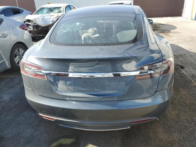 5YJSA1DP0DFP07464 - 2013 TESLA MODEL S BLUE photo 6