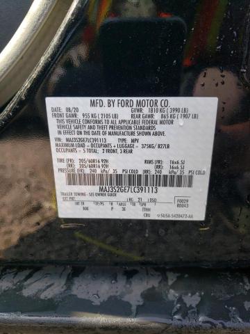 MAJ3S2GE7LC391113 - 2020 FORD ECOSPORT SE BLACK photo 13