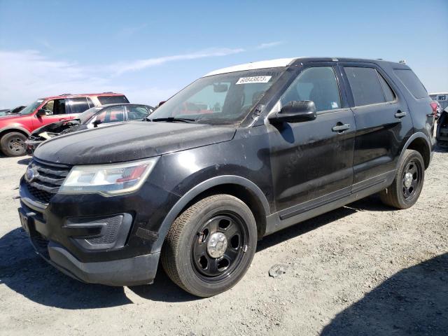 1FM5K8AR5GGB43891 - 2016 FORD EXPLORER POLICE INTERCEPTOR BLACK photo 1