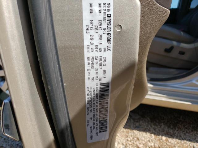 2C4RC1BG5ER125619 - 2014 CHRYSLER TOWN & COU TOURING Qızıl foto 13