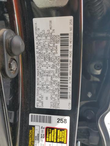 3TMLU4EN6AM053068 - 2010 TOYOTA TACOMA DOUBLE CAB BLACK photo 12