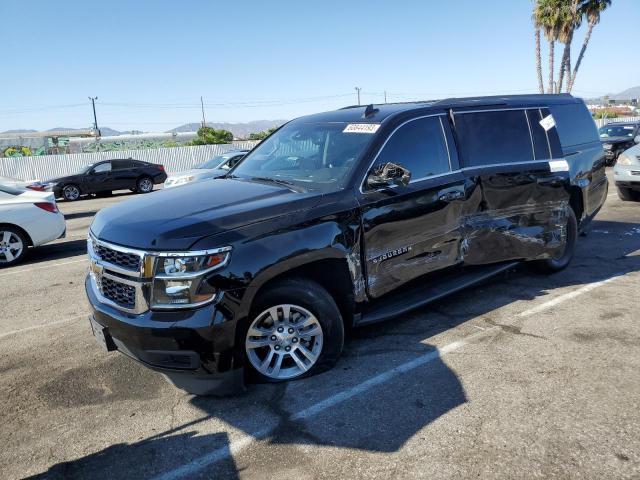 1GNSCHKC7GR443927 - 2016 CHEVROLET SUBURBAN C1500 LT BLACK photo 1