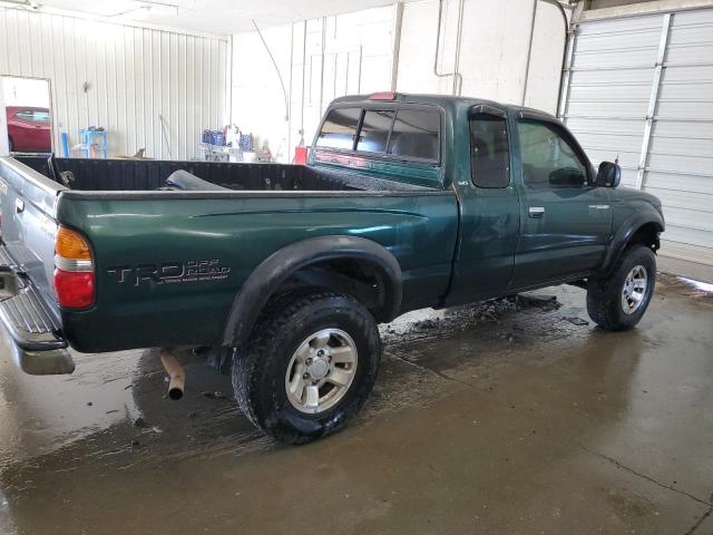 5TESN92N92Z080084 - 2002 TOYOTA TACOMA XTRACAB PRERUNNER მწვანე ფოტო 3