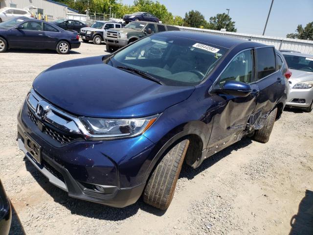 7FARW1H89HE023154 - 2017 HONDA CR-V EXL BLUE photo 1