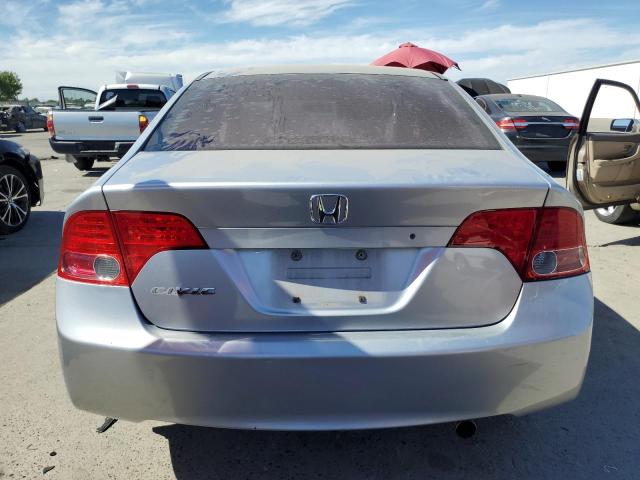 2HGFA16508H330441 - 2008 HONDA CIVIC LX SILVER photo 6