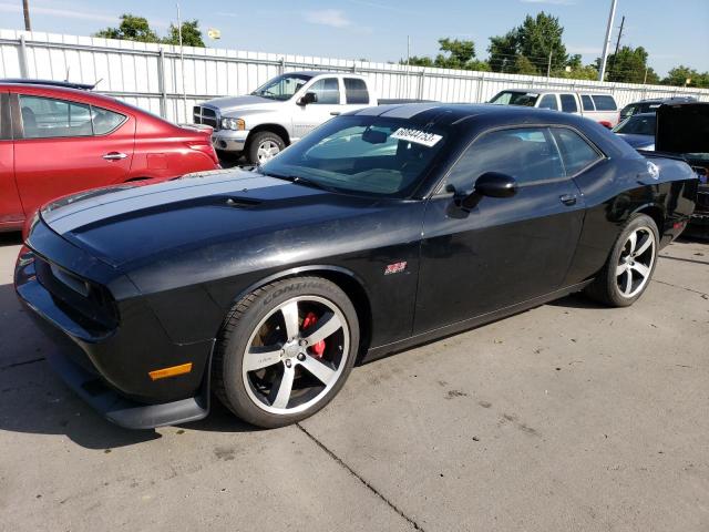 2C3CDYCJ6CH158576 - 2012 DODGE CHALLENGER SRT-8 BLACK photo 1