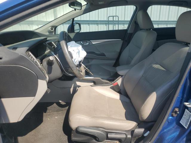 19XFB2F96DE079595 - 2013 HONDA CIVIC EXL ლურჯი ფოტო 7