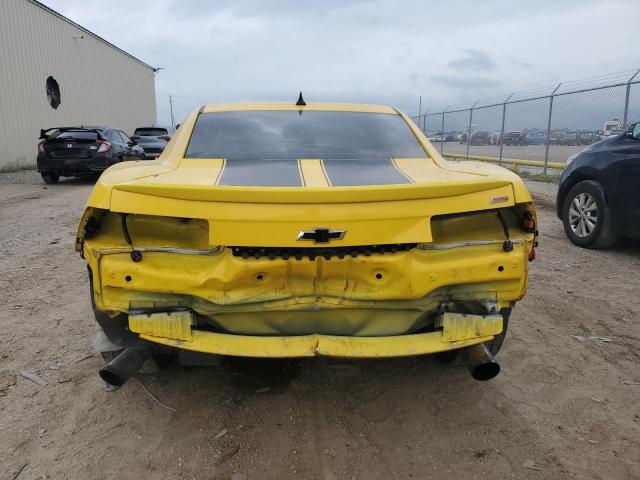 2G1FC1EV5A9141559 - 2010 CHEVROLET CAMARO LT YELLOW photo 6