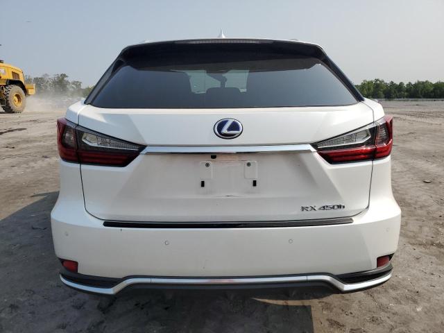 2T2HGMDA7NC093410 - 2022 LEXUS RX 450H WHITE photo 6