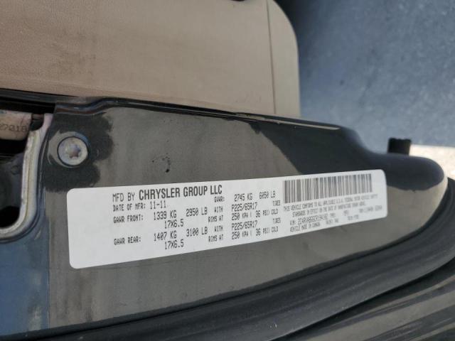 2C4RVABG6CR194102 - 2012 VOLKSWAGEN ROUTAN SE CHARCOAL photo 14