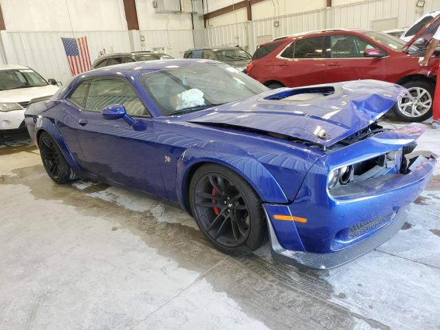 2C3CDZFJ5MH670056 - 2021 DODGE CHALLENGER R/T SCAT PACK BLUE photo 4