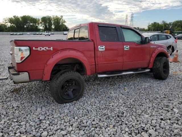 1FTPW14V29FB35774 - 2009 FORD F150 SUPERCREW RED photo 3