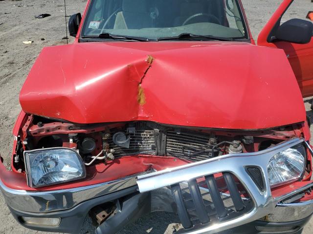 5TEGN92N24Z368036 - 2004 TOYOTA TACOMA DOUBLE CAB PRERUNNER RED photo 11