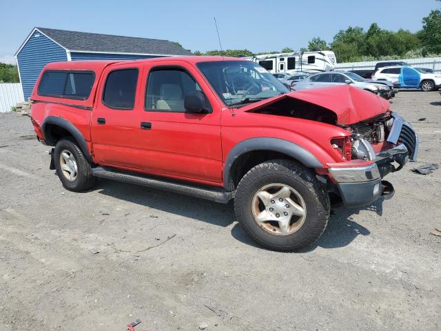 5TEGN92N24Z368036 - 2004 TOYOTA TACOMA DOUBLE CAB PRERUNNER RED photo 4