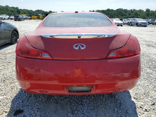 JNKCV64E08M102991 - 2008 INFINITI G37 BASE RED photo 6