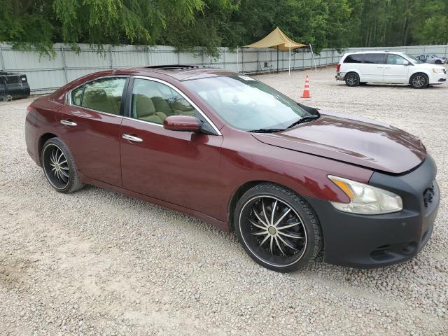 1N4AA5AP7BC850810 - 2011 NISSAN MAXIMA S BURGUNDY photo 4