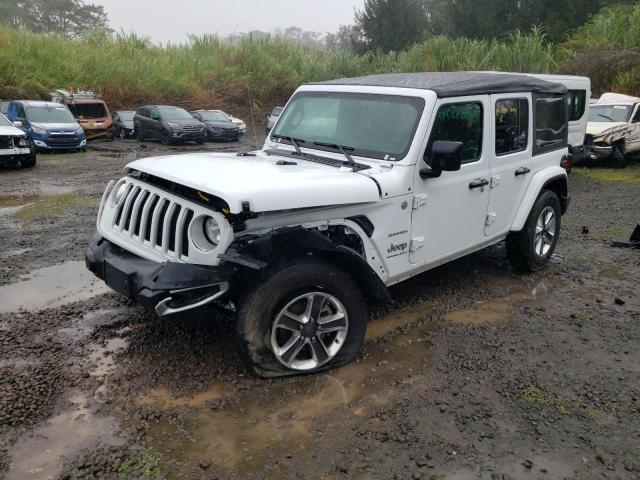 1C4HJXEN3PW562754 - 2023 JEEP WRANGLER SAHARA WHITE photo 1