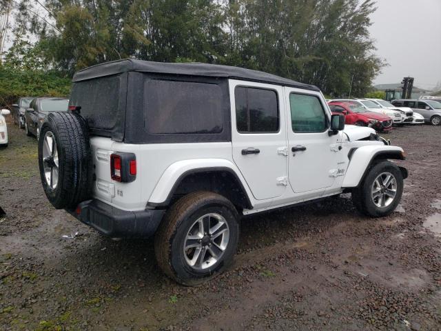 1C4HJXEN3PW562754 - 2023 JEEP WRANGLER SAHARA WHITE photo 3