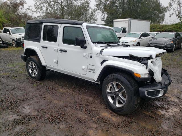 1C4HJXEN3PW562754 - 2023 JEEP WRANGLER SAHARA WHITE photo 4