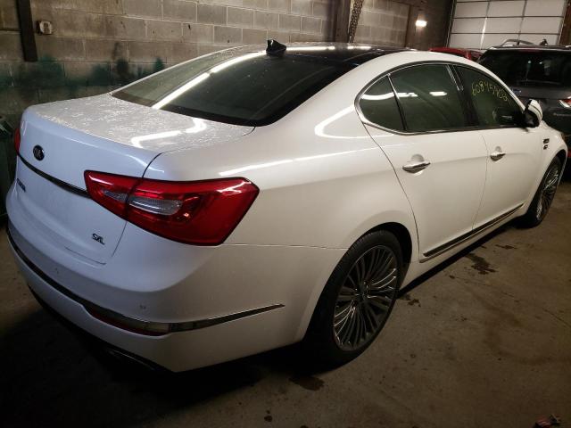 KNALN4D73G5211085 - 2016 KIA CADENZA LUXURY WHITE photo 4