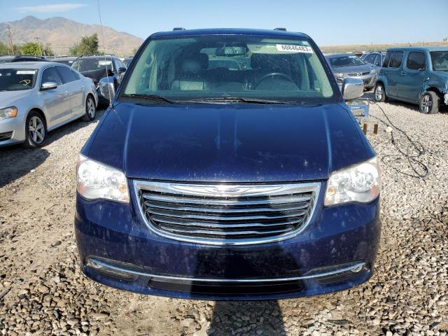 2C4RC1CG5CR362090 - 2012 CHRYSLER TOWN & COU TOURING L BLUE photo 5