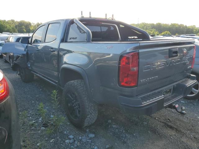 1GCGTEEN8M1123973 - 2021 CHEVROLET COLORADO ZR2 GRAY photo 2