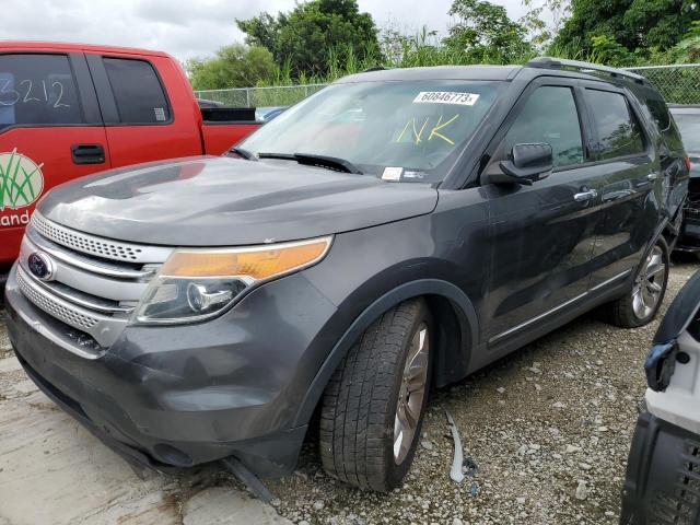 1FM5K7D88FGB16440 - 2015 FORD EXPLORER XLT GRAY photo 1