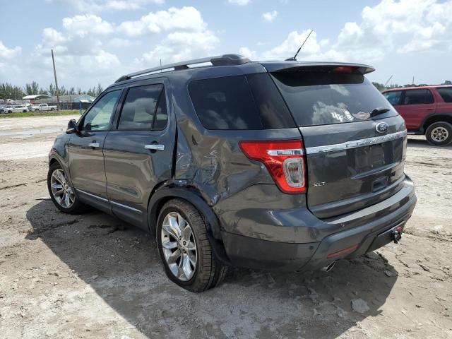 1FM5K7D88FGB16440 - 2015 FORD EXPLORER XLT GRAY photo 2