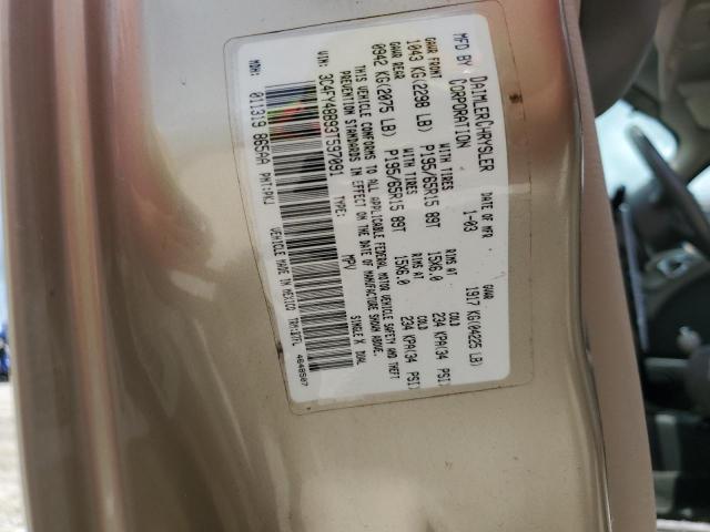 3C4FY48B93T597091 - 2003 CHRYSLER PT CRUISER CLASSIC 金色 照片 12