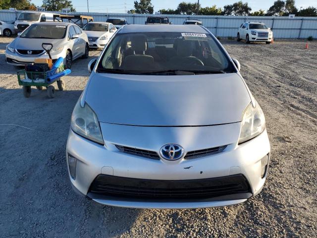 JTDKN3DUXD5538304 - 2013 TOYOTA PRIUS SILVER photo 5
