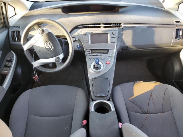 JTDKN3DUXD5538304 - 2013 TOYOTA PRIUS SILVER photo 8