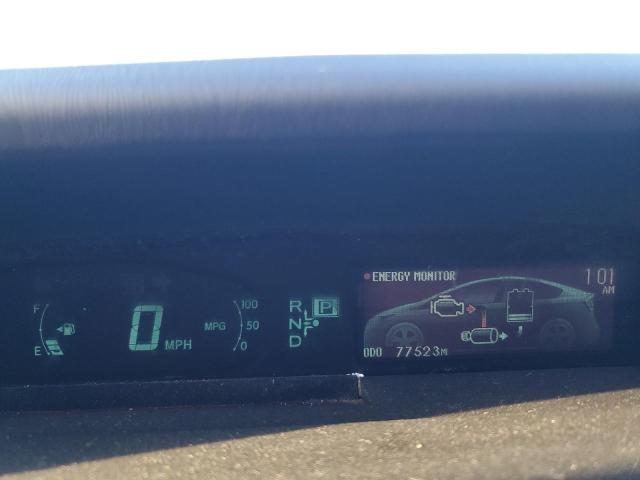 JTDKN3DUXD5538304 - 2013 TOYOTA PRIUS SILVER photo 9