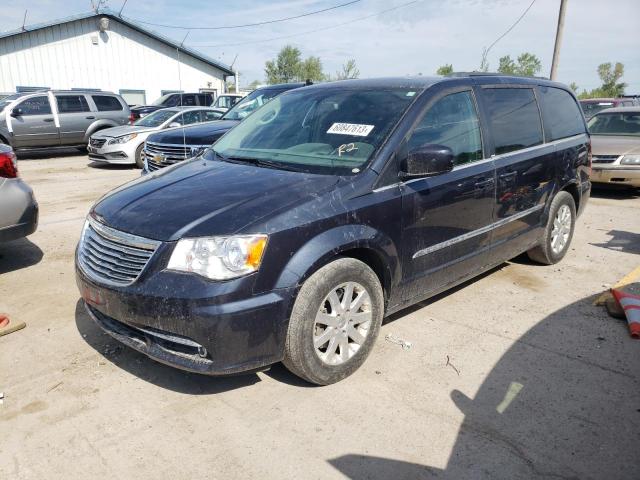 2C4RC1BG0ER143655 - 2014 CHRYSLER TOWN & COU TOURING BLUE photo 1