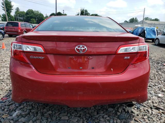 4T1BF1FKXDU667125 - 2013 TOYOTA CAMRY L RED photo 6