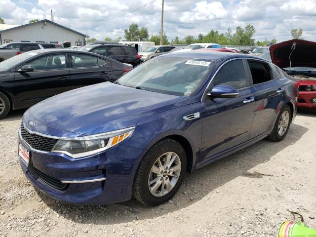 5XXGT4L3XJG186861 - 2018 KIA OPTIMA LX BLUE photo 1