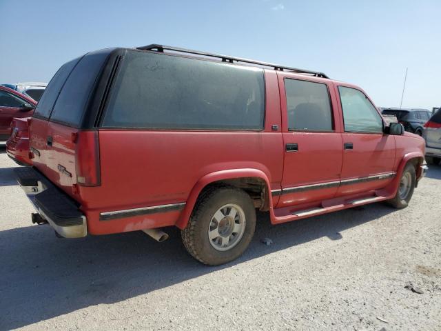 1GKEC16K5NJ717785 - 1992 GMC SUBURBAN C1500 RED photo 3