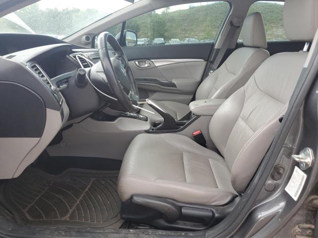 2HGFB2F97DH517868 - 2013 HONDA CIVIC EXL GRAY photo 7