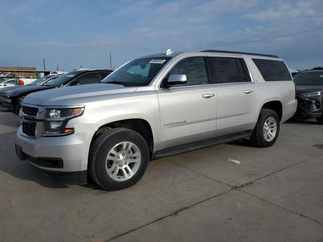 1GNSCHKC3JR389677 - 2018 CHEVROLET SUBURBAN C1500 LT SILVER photo 1