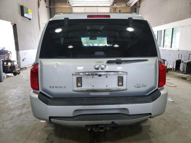 5N3AA08D88N903295 - 2008 INFINITI QX56 SILVER photo 6