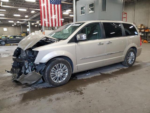 2C4RC1CG9ER464639 - 2014 CHRYSLER TOWN & COU TOURING L TAN photo 1