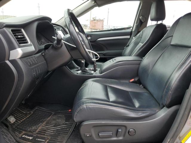 5TDKKRFH4FS049504 - 2015 TOYOTA HIGHLANDER XLE Grau Foto 7