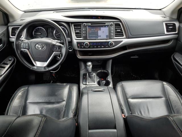 5TDKKRFH4FS049504 - 2015 TOYOTA HIGHLANDER XLE Grau Foto 8